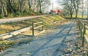 Aménagement voie cyclable à Montpouillan