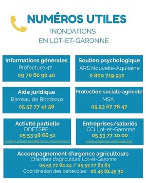 Numéros utiles & dispositifs d’accompagnement